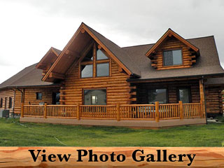 Flathead Lake Montana Amish Log Home